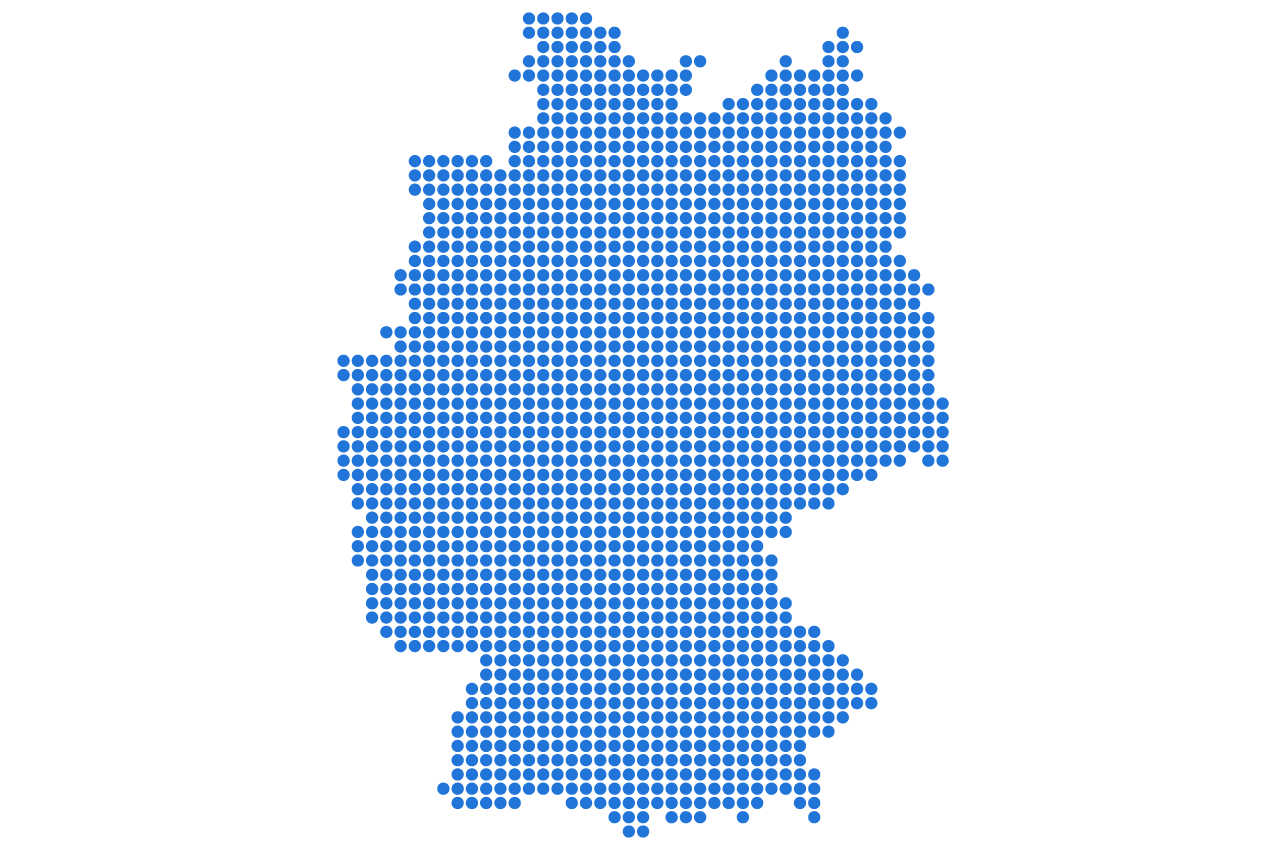 Karte Deutschland Randstad