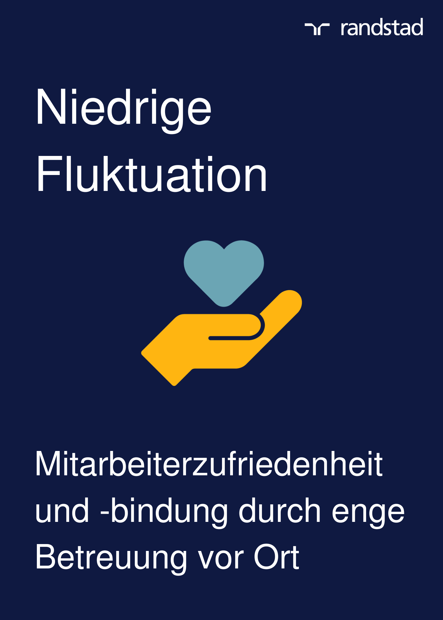 Vorteile Onsite Management - niedrige Fluktuation