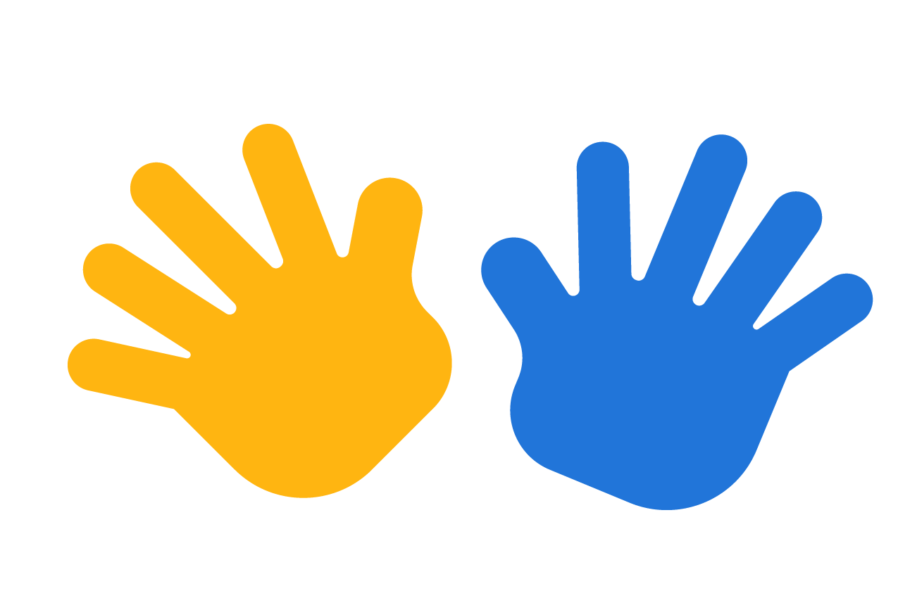 Illustration von Kinderhänden
