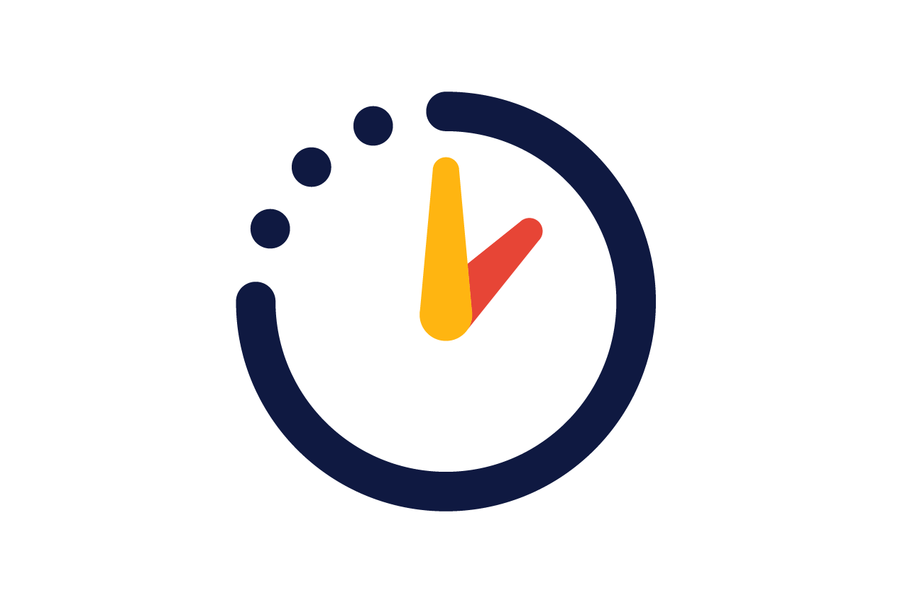 Illustration einer Uhr