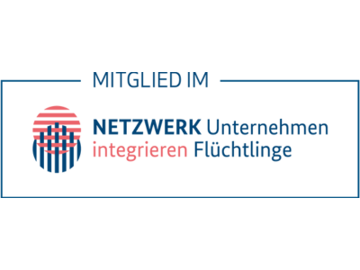 Logo des Netzwerks Unternehmen integrieren Flüchtlinge