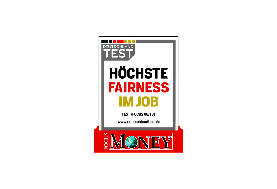 Logo der Auszeichnung "Höchste Fairness im Job 2018"