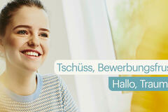 Tschüss, Bewerbungsfrust. Hallo, Traumjob!