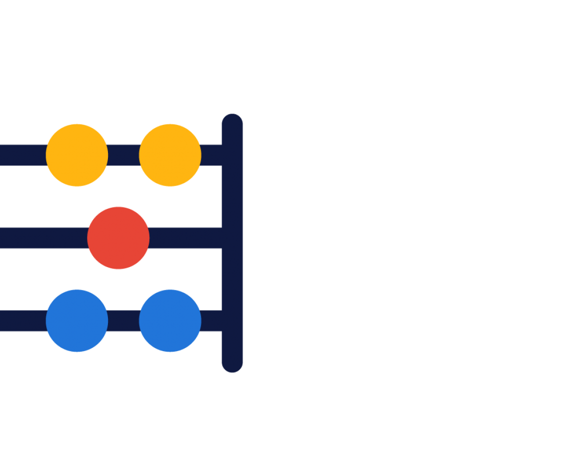 Randstad - Personaldienstleistungen, die sich für Sie rechnen! Illustration von einem alten Rechenschieber
