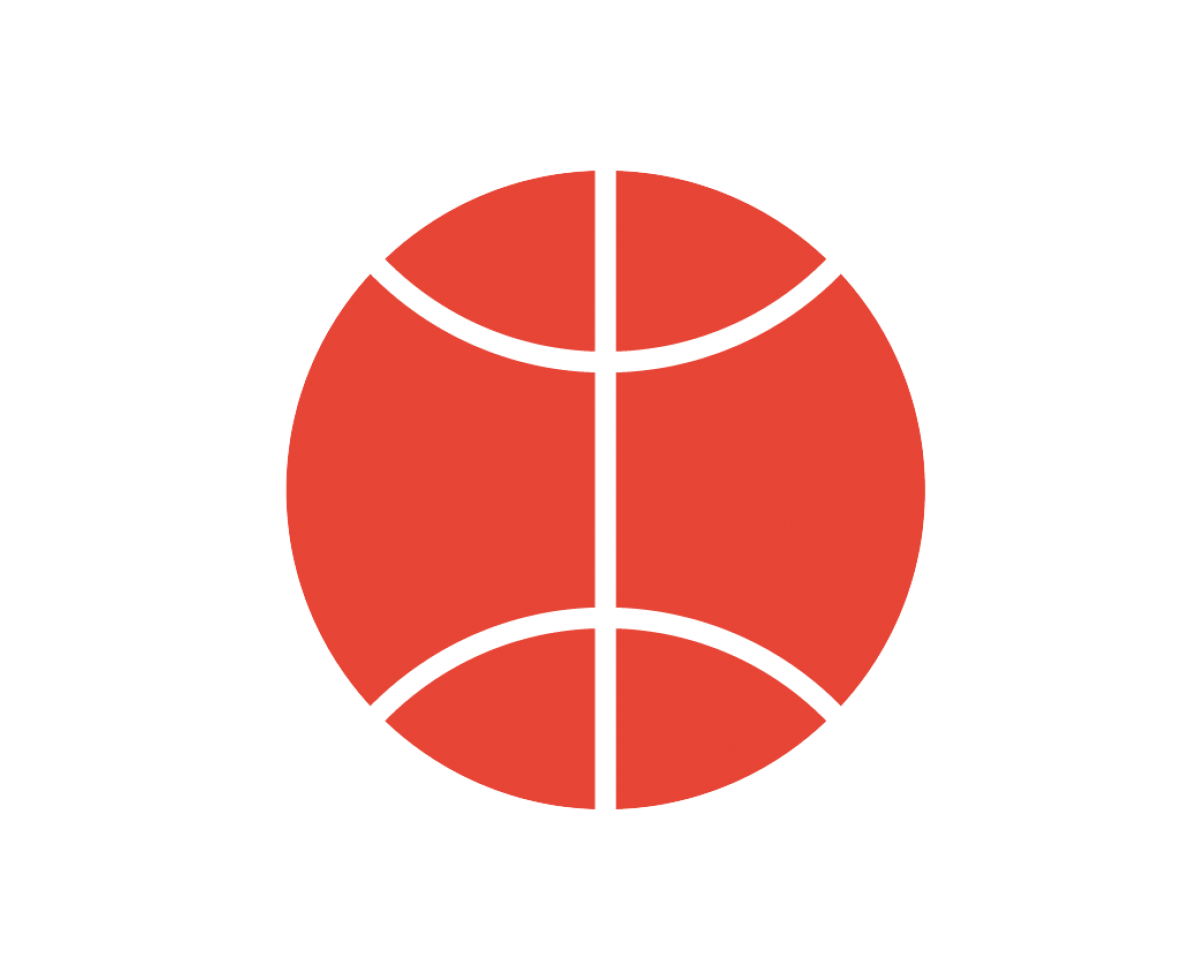 Illustration eines Basketballs